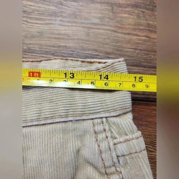 Gap Vintage Like New Women's Jeans Curdoroy Western Style Short Tan Skirt - Picture 6 of 9